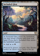 Magic: The Gathering - Wilds of Eldraine Commander - Secluded Glen (166)