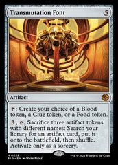 Magic: The Gathering - The Big Score - Transmutation Font (28) Foil