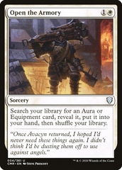 Magic the Gathering - Commander Legends - Open the Armory