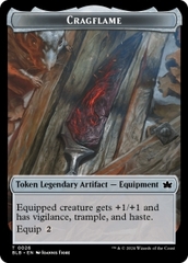 Magic the Gathering - Bloomburrow - Cragflame Token