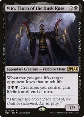 Magic: The Gathering - Core Set 2021 - Vito, Thorn of the Dusk Rose (127) Foil