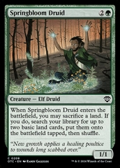 Magic: The Gathering - Outlaws of Thunder Junction Commander - Springbloom Druid (208)