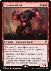 Magic: The Gathering - Commander Legends: Battle for Baldur's Gate - Tectonic Giant (808)