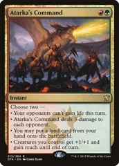 Magic: The Gathering - Dragons of Tarkir - Atarka's Command (213)