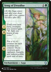 Magic: The Gathering - The List - Song of Freyalise (DOM-179)