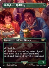 Magic the Gathering - The Lord of the Rings: Tales of Middle-earth - Delighted Halfling (Prerelease)