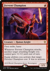 Magic: The Gathering - Throne of Eldraine - Fervent Champion (124)