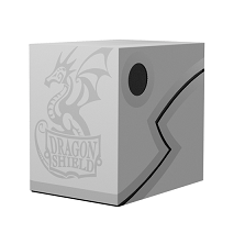 Hộp đựng bài Dragon Shield Deck Box - Double Shell - Ashen White // Black