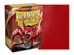Bọc bài Dragon Shield Sleeve - Matte Standard Size 100 - Ruby