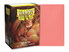 Bọc bài Dragon Shield Sleeve - Matte Dual Standard Size 100 - Peach