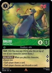 Disney Lorcana ~Whispers in the Well~ Baloo - Carefree Bear (85/204) Cold Foil