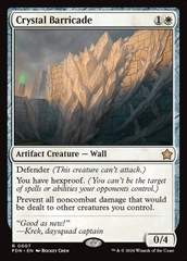 Magic: The Gathering - Foundations - Crystal Barricade (7) Foil