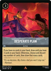 Disney Lorcana ~Reign of Jafar~ Desperate Plan (201/204) Cold Foil