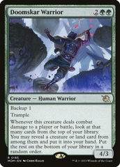 Magic: The Gathering - March of the Machine - Doomskar Warrior (185)