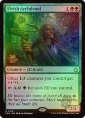 Magic the Gathering - Foundations - Elvish Archdruid (Prerelease FOIL)