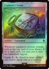 Magic the Gathering - Final Fantasy Commander - Explorer's Scope (Surge Foil)