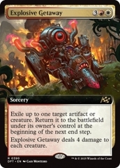 Magic the Gathering - Aetherdrift - Explosive Getaway (Extended Art)