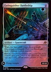 Magic the Gathering - Edge of Eternities - Extinguisher Battleship (Prerelease FOIL)