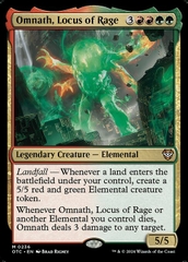 Magic: The Gathering - Outlaws of Thunder Junction Commander - Omnath, Locus of Rage (236)
