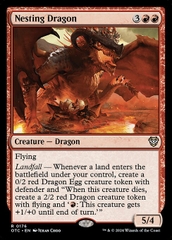 Magic: The Gathering - Outlaws of Thunder Junction Commander - Nesting Dragon (176)