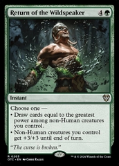 Magic: The Gathering - Outlaws of Thunder Junction Commander - Return of the Wildspeaker (203)