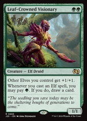 Magic: The Gathering - Foundations Jumpstart - Leaf-Crowned Visionary (683)