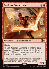 Magic: The Gathering - Foundations Jumpstart - Zealous Conscripts (143)