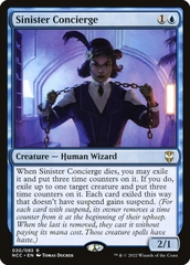 Magic: The Gathering - New Capenna Commander - Sinister Concierge (30)