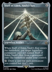Magic: The Gathering - Assassin's Creed - Staff of Eden, Vault's Key (260) Etched Foil