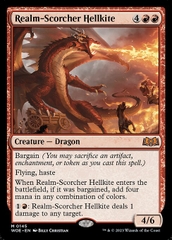 Magic: The Gathering - Wilds of Eldraine - Realm-Scorcher Hellkite (145) Foil