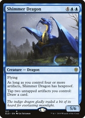 Magic: The Gathering - Throne of Eldraine - Shimmer Dragon (317)