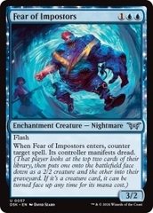 Magic the Gathering - Duskmourn: House of Horror - Fear of Impostors