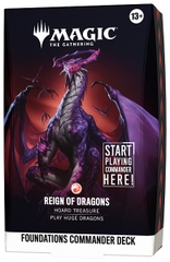 [Pre-Order] Magic: The Gathering - Foundations Commander - Commander Deck: Reign of Dragons