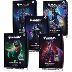 [Pre-Order] Magic: The Gathering - Foundations Commander - Commander Deck Set (5 Deck)