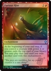 Magic the Gathering - Final Fantasy Commander - Furious Rise (Surge Foil)