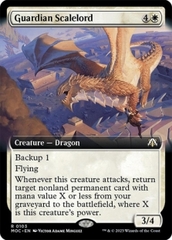 Magic the Gathering - March of the Machine Commander - Guardian Scalelord (Extended Art)