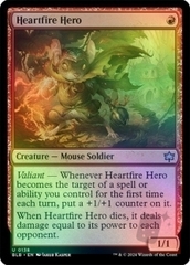 Magic the Gathering - Bloomburrow - Heartfire Hero FOIL