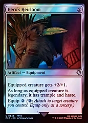 Magic the Gathering - Final Fantasy Commander - Hero's Heirloom (Surge Foil)