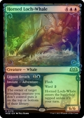 Magic the Gathering - Wilds of Eldraine - Horned Loch-Whale (Showcase) FOIL