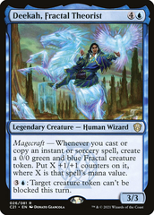 Magic the Gathering - Commander 2021 - Deekah, Fractal Theorist