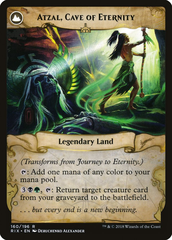 Magic the Gathering - Rivals of Ixalan - Journey to Eternity // Atzal, Cave of Eternity Side