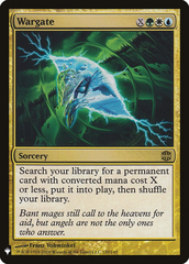 Magic the Gathering - Mystery Booster/The List - Wargate