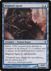 Magic the Gathering - New Phyrexia - Blighted Agent
