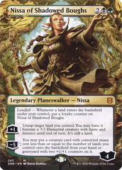 Magic the Gathering - Zendikar Rising - Nissa of Shadowed Boughs (Borderless)