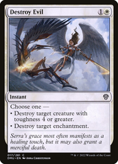 Magic the Gathering - Dominaria United - Destroy Evil