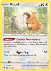 Pokemon TCG  - Sword & Shield: Crown Zenith - Bidoof