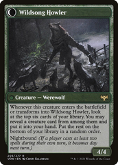 Magic the Gathering - Innistrad: Crimson Vow - Howlpack Piper // Wildsong Howler