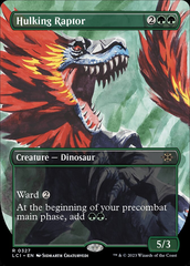 Magic the Gathering - The Lost Caverns of Ixalan - Hulking Raptor - Borderless