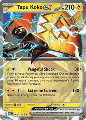 Pokemon TCG - Scarlet & Violet: Paradox Rift - Tapu Koko ex - Ultra Rare