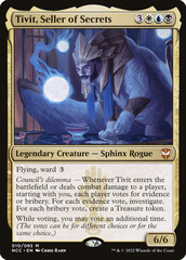 Magic the Gathering - Streets of New Capenna Commander -  Tivit, Seller of Secrets